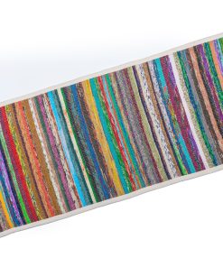 Recycled Sari Yoga Rug - JadeYoga