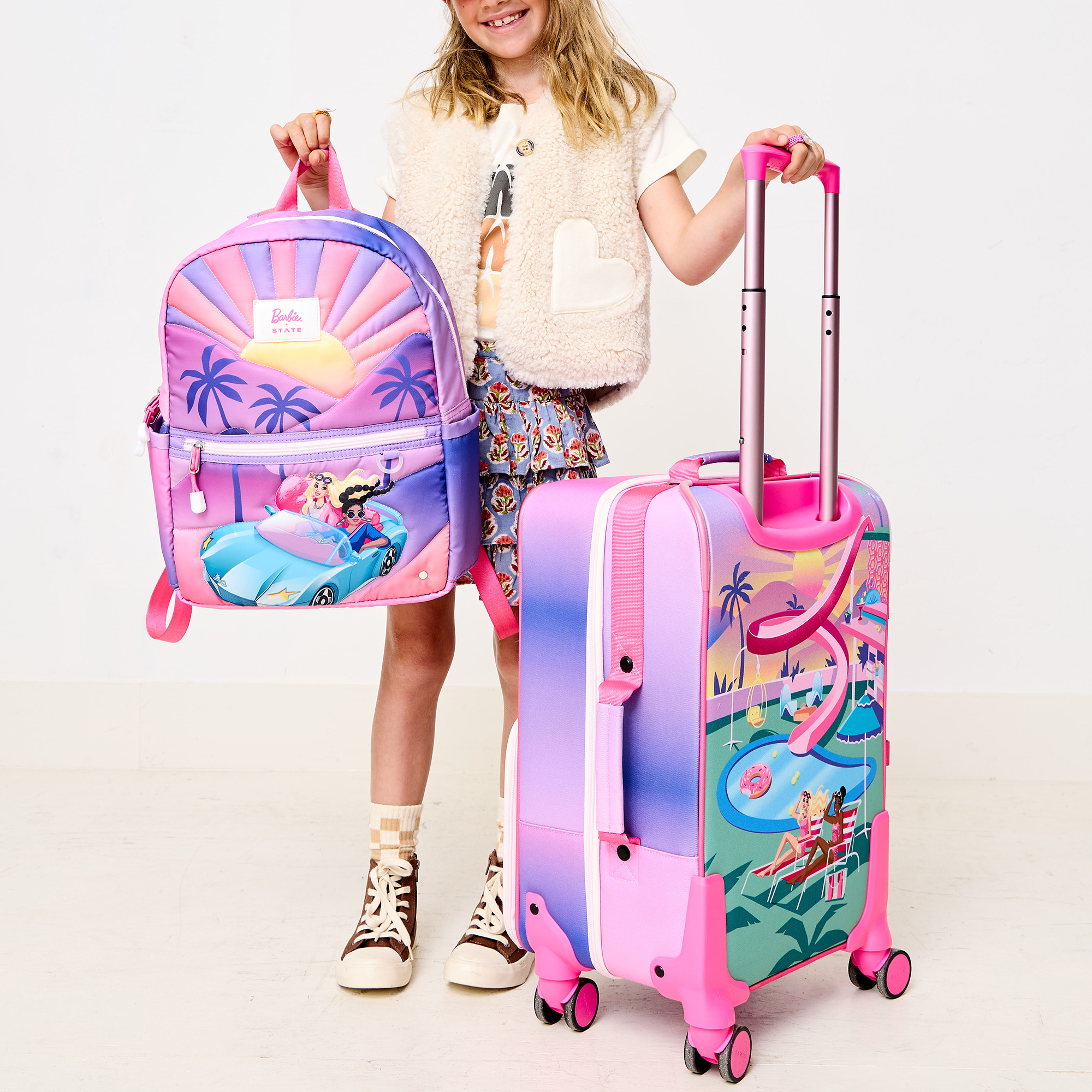 STATE x Barbie™ Logan Carry-On Suitcase - Image 5