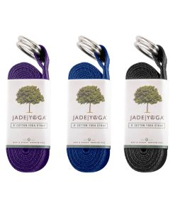 Yoga Strap with Thick Durable Cotton & Extra Safe Adjustable – JadeYoga